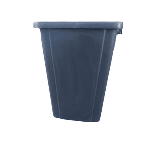 Square Plastic Bin 26 Gallon / 100 Litre, Grey General Pizza